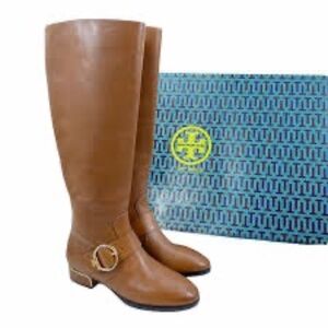 Tory Burch Brown Leather Boots